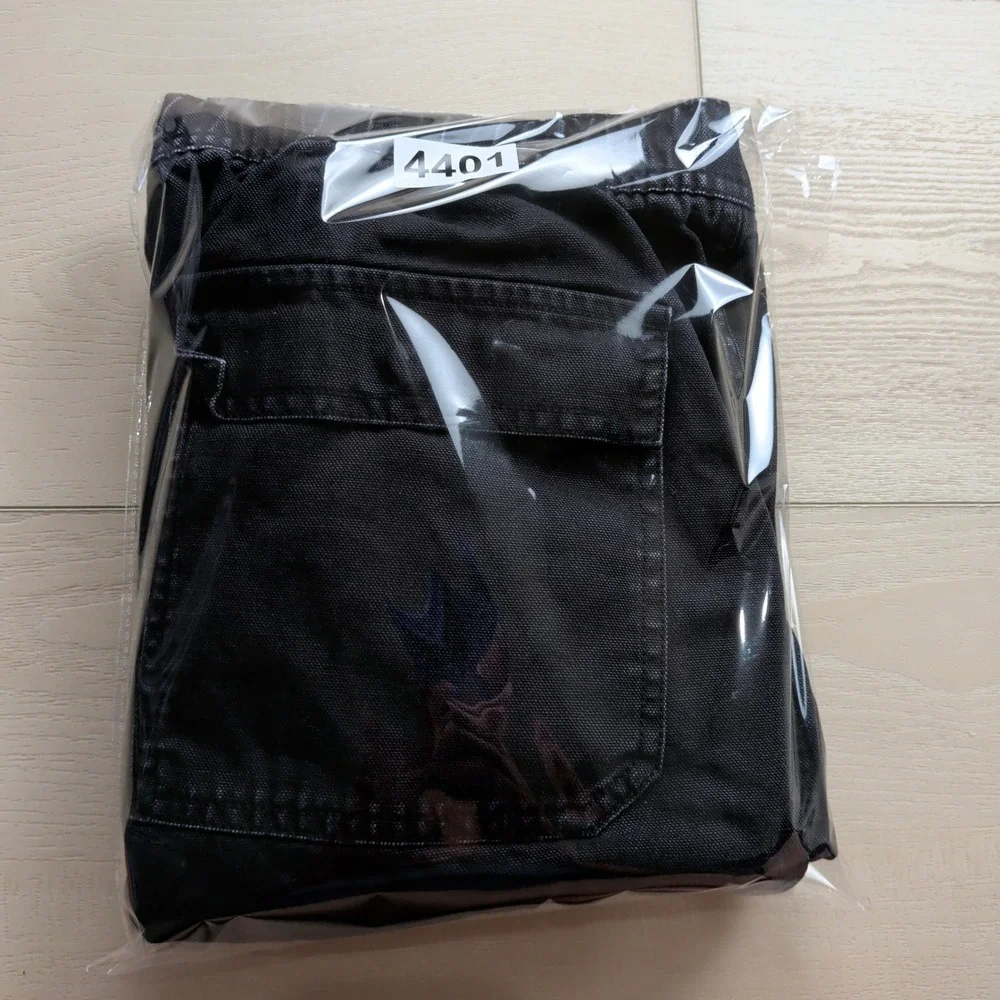 Nike Air Jordan Essentials Chicago Pants Mens M Black Canvas Cargo‎ FN6364-010